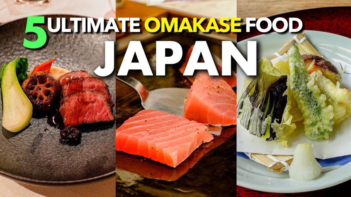 BEST5 ULTIMATE JAPANESE OMAKASE FOOD TOUR IN JAPAN: Japan Travel Guide 2024
