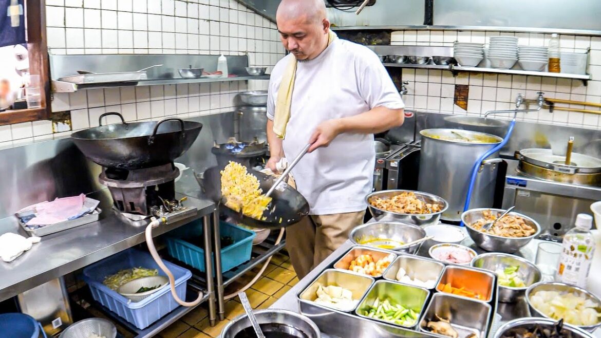 信じられない職人鍋さばきが炸裂する日本の本格町中華５選丨Egg Fried Rice - Wok Skills in Japan