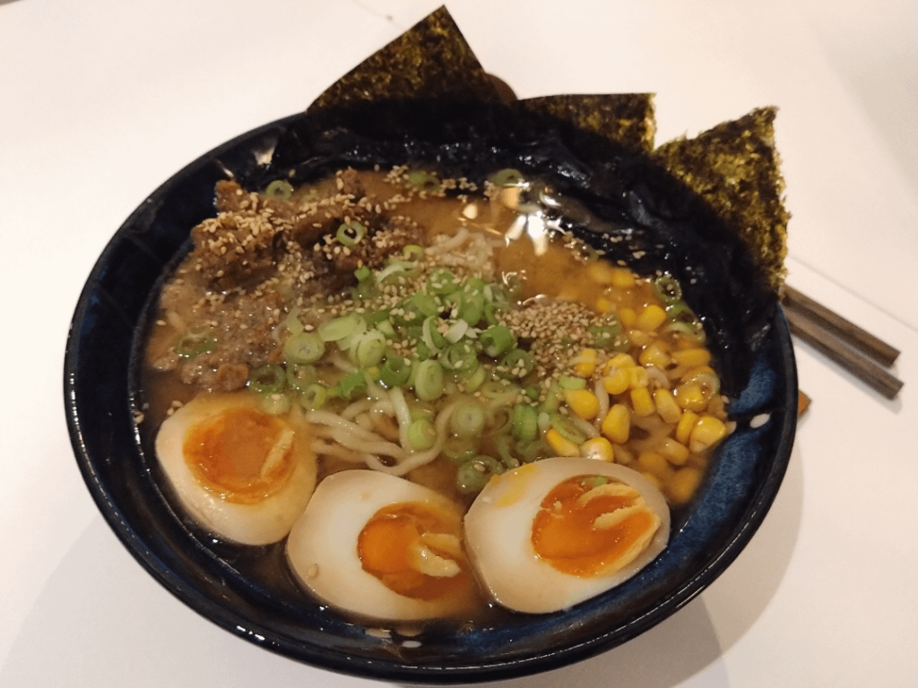 Selfmade miso ramen for New Year's Eve