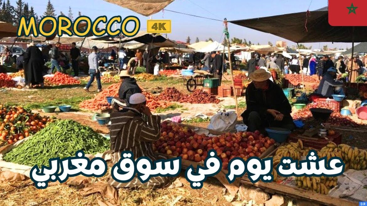 عشت تجربة تسوق كمغربي في واحد من 822 سوق أسبوعي شعبي في المغرب | القنيطره | Morocco