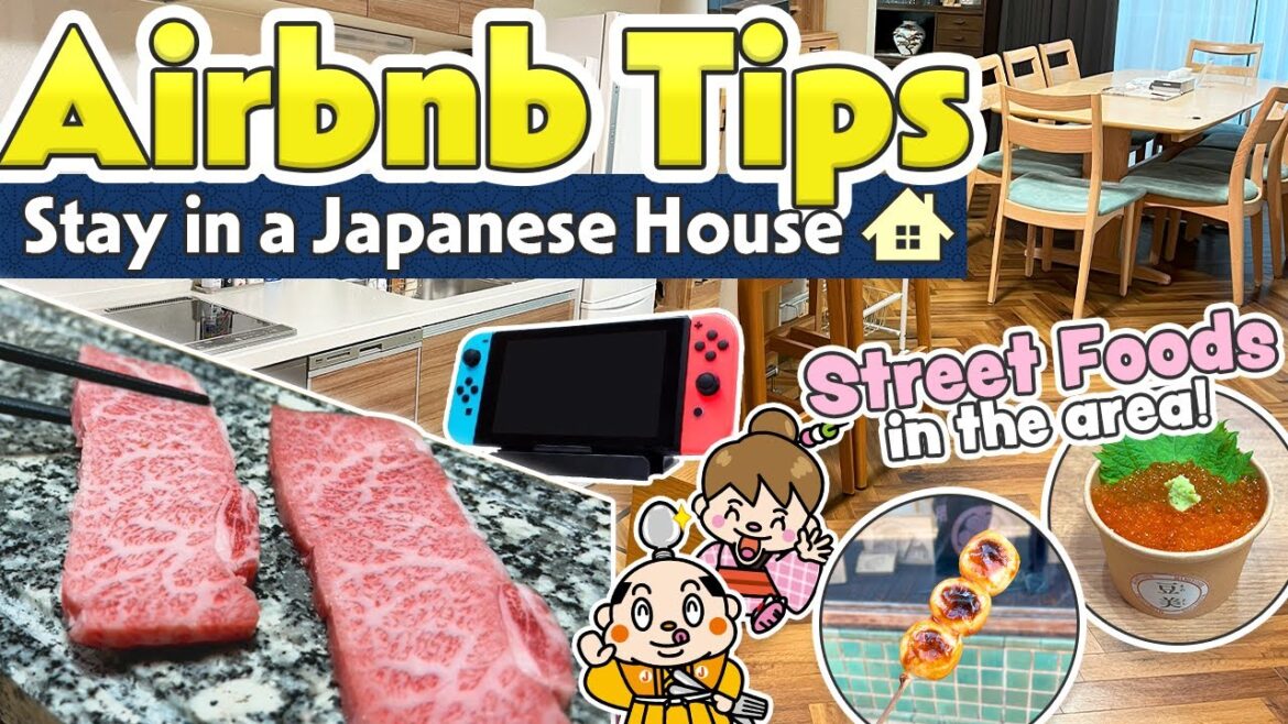 Japan Travel Airbnb Tips / Things to know before traveling to Japan / Street food Tour in Kawagoe