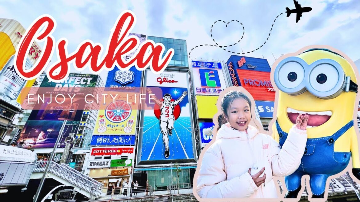Much fun of city life in Osaka - Delightful traveller in Japan (EP1) | Around with Alice