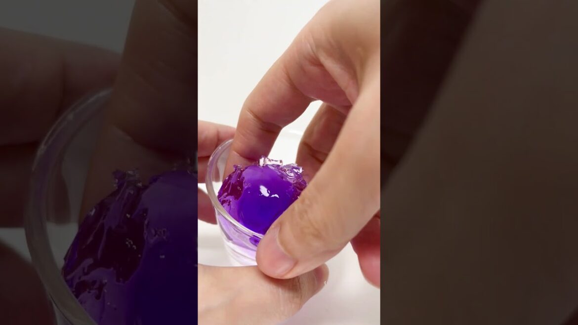 Big Orbeez Beautiful Purple Orbeez ASMR #shorts