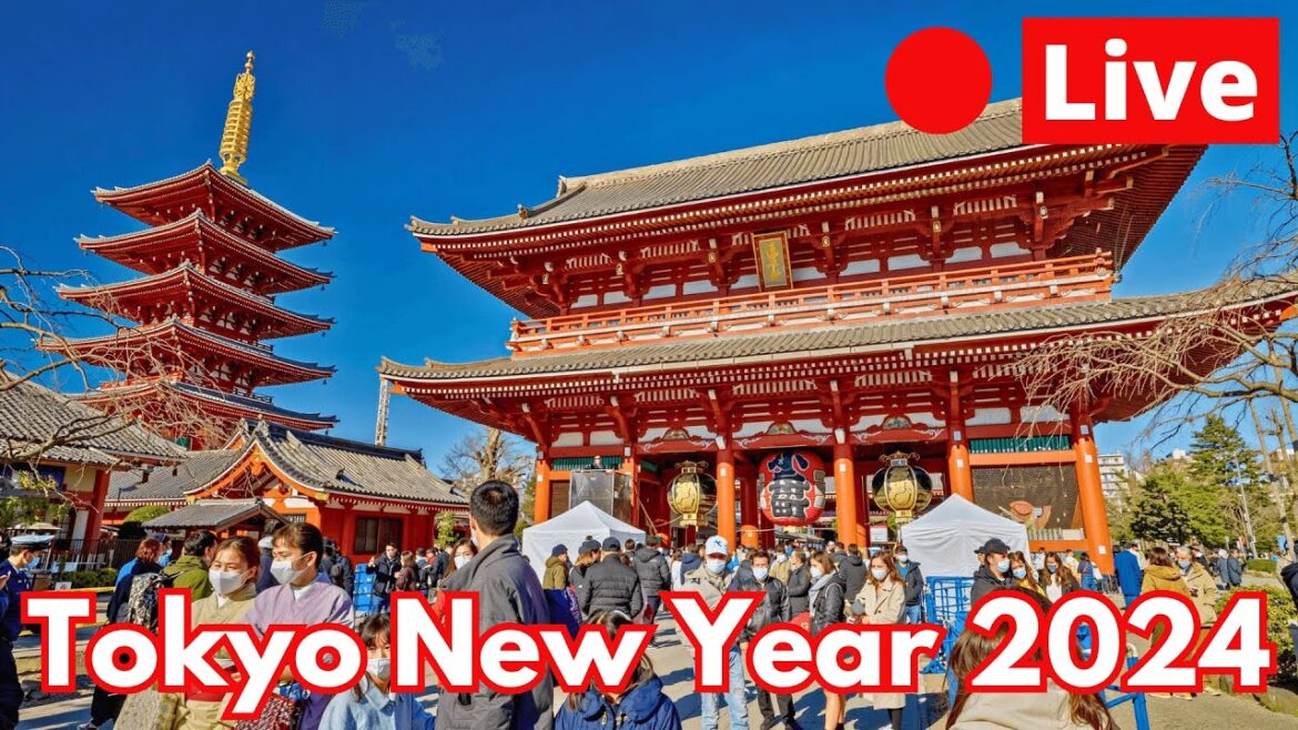 Tokyo LIVE New Years Day 2024