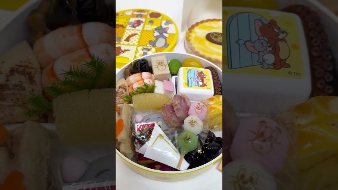Tom and Jerry Osechi 2024 Japanese Traditional New Year's Food #shorts