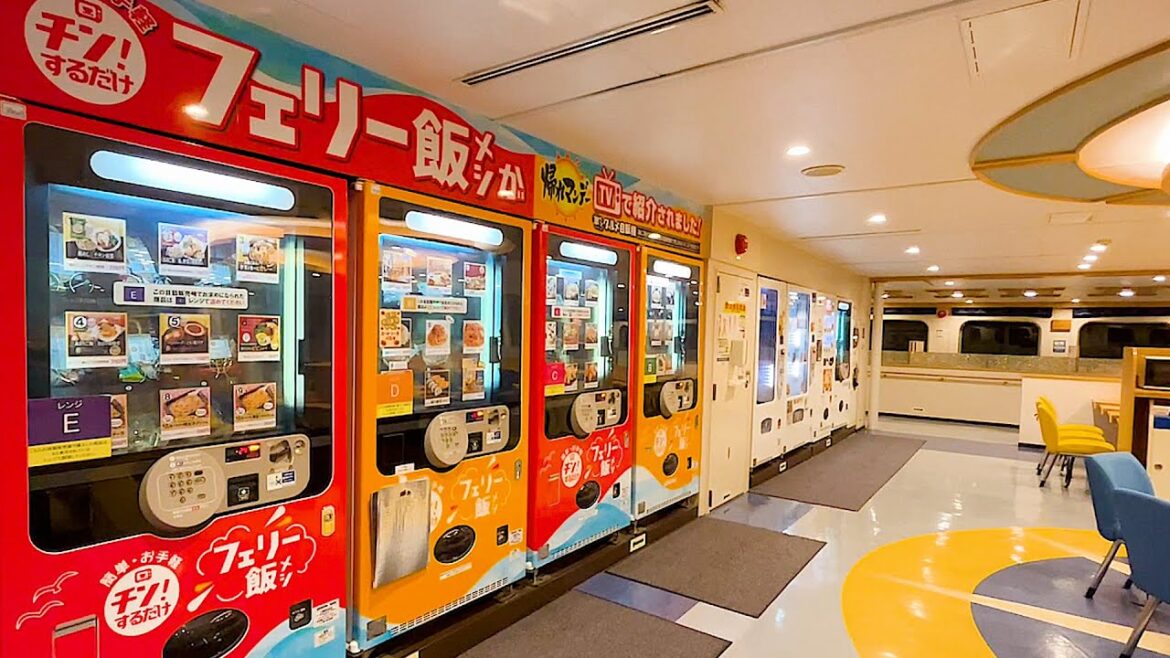 Spending 3 Days on Japan's Vending Machine Overnight Ferry || Fukuoka→Tokushima→Tokyo