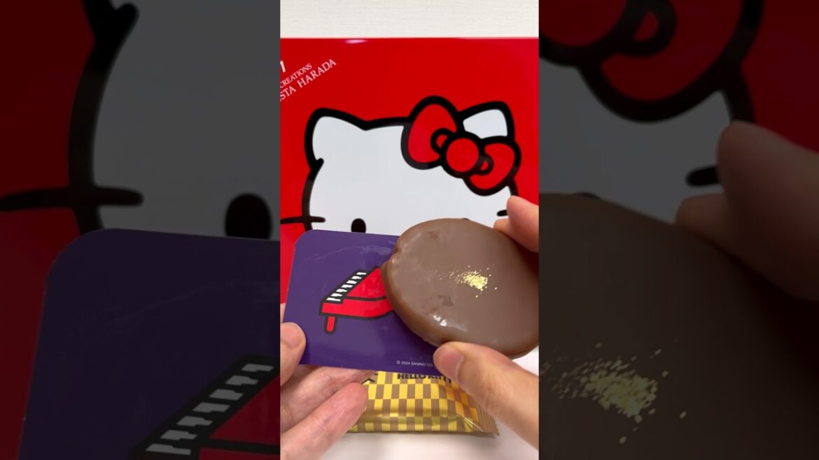 Hello Kitty Chocolate Rusk Gold Dust #shorts Hello Kitty Chocolate Rusk Gold Dust #shorts
