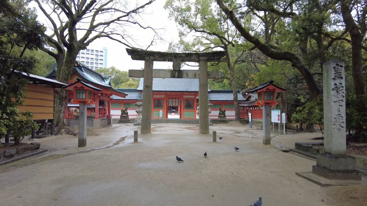 Fukuoka, Japan - Sukunahikona Shrine