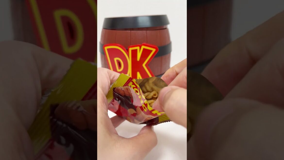 Donkey Kong Country DK Barrel Assorted Snacks Bank Universal Studios Japan #shorts Donkey Kong Country DK Barrel Assorted Snacks Bank Universal Studios Japan #shorts