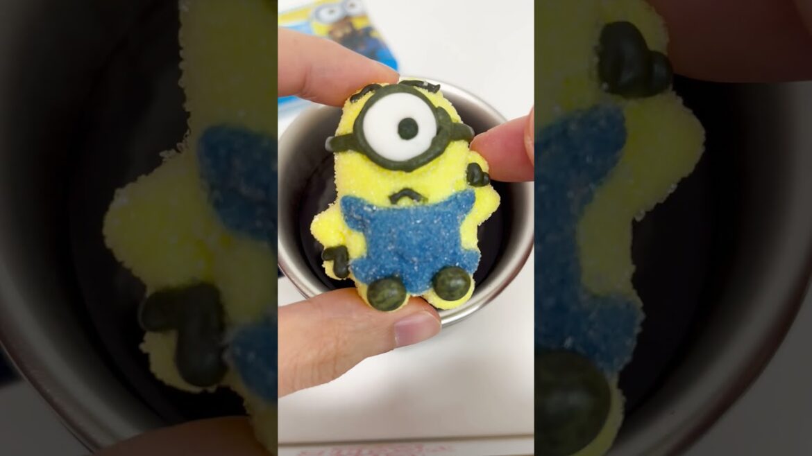 Minions Marshmallow with Magic Spin Mug #shorts