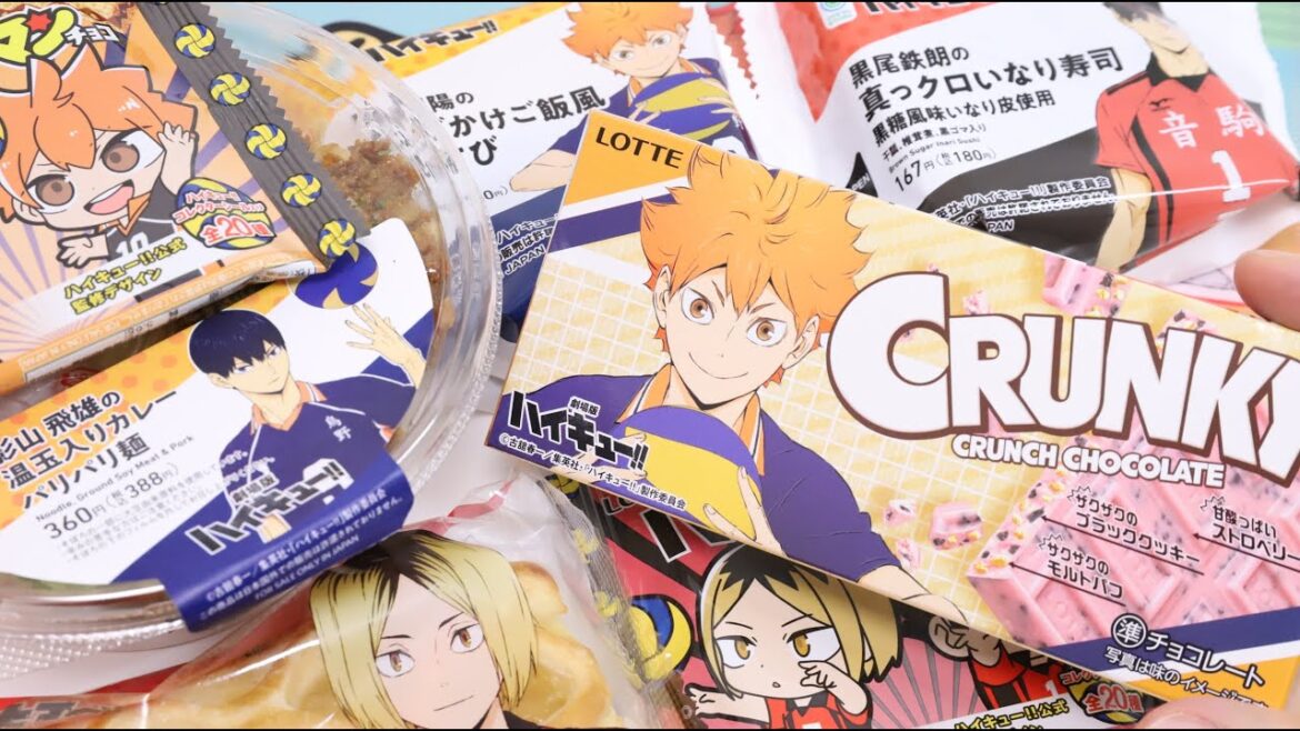 Convenience Store Foods and Sweets Haikyuu!! Collaboration Familymart