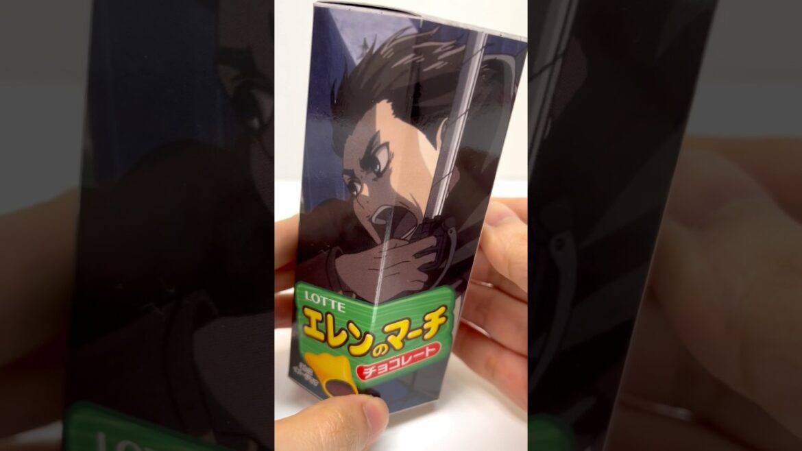 Attack on Titan collaborate with Chocolate Snacks Koara's march Eren Yeager #shorts