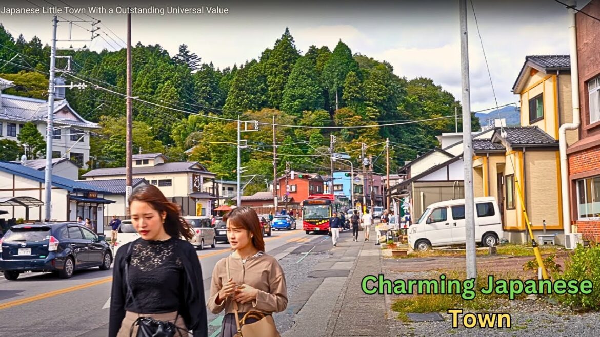 Japanese Little Town  With a Outstanding Universal Value