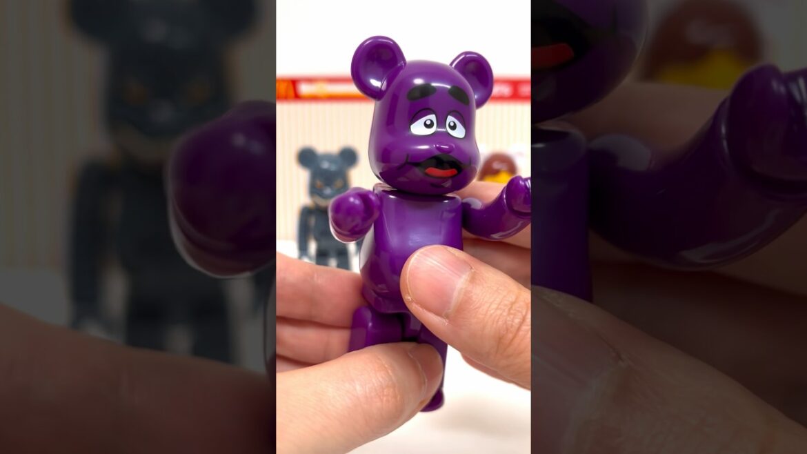 Mcdonald's vs Godzilla BE@RBRICK Grimace Figure #shorts