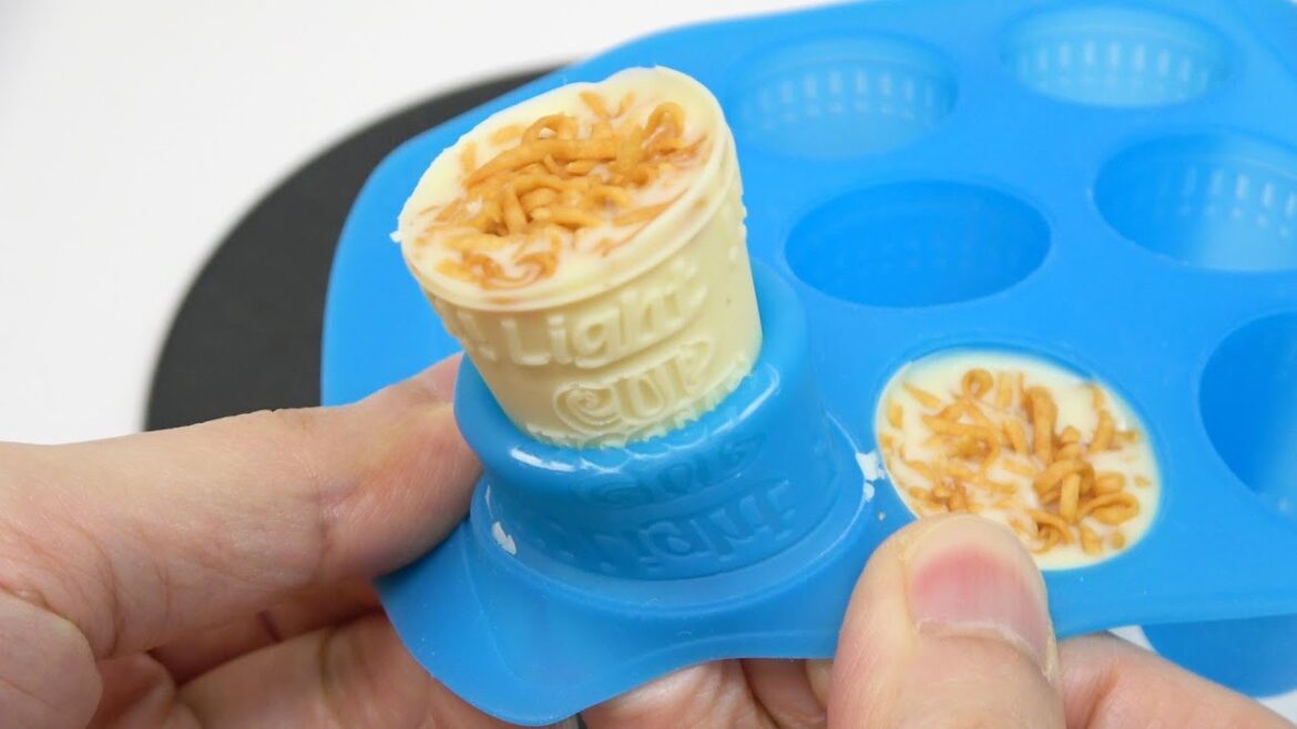 How to Make Cup Noodles Chocolate with Cup Noodles Ice Mold