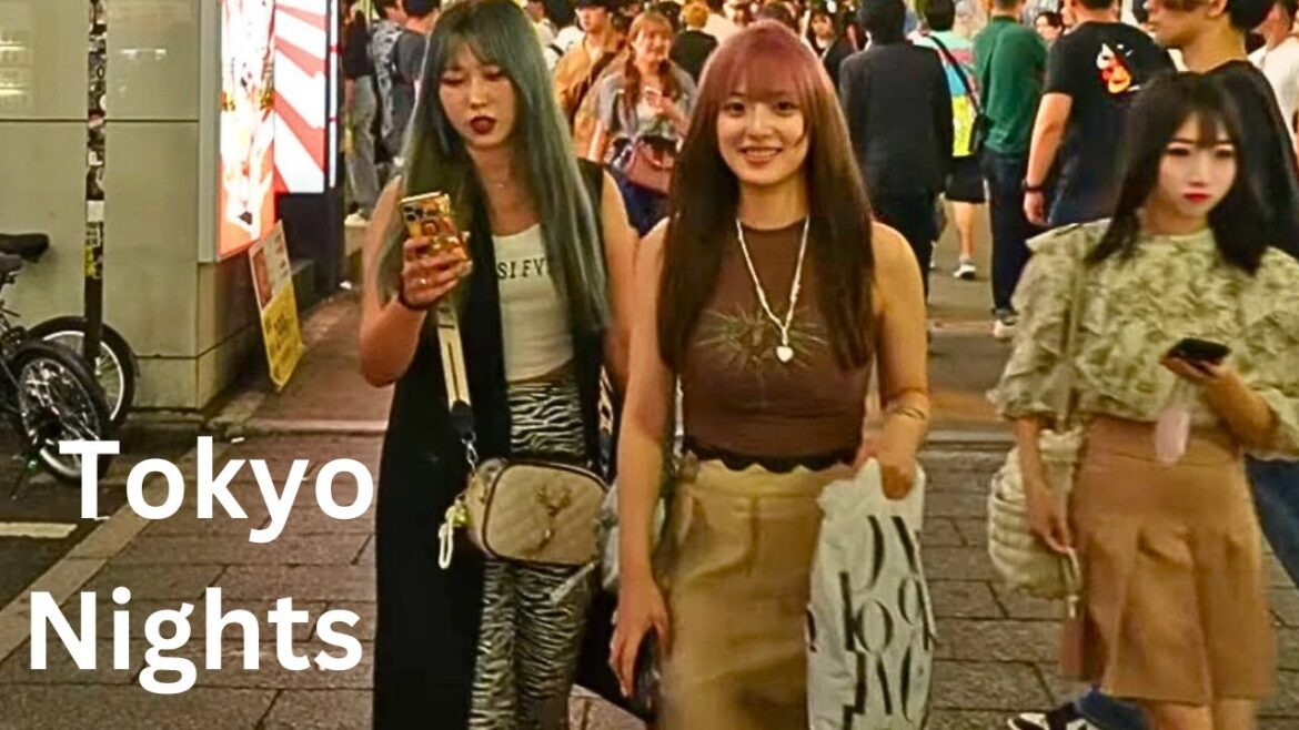 Tokyo's Extremely popular Nightlife Zone on Saturday