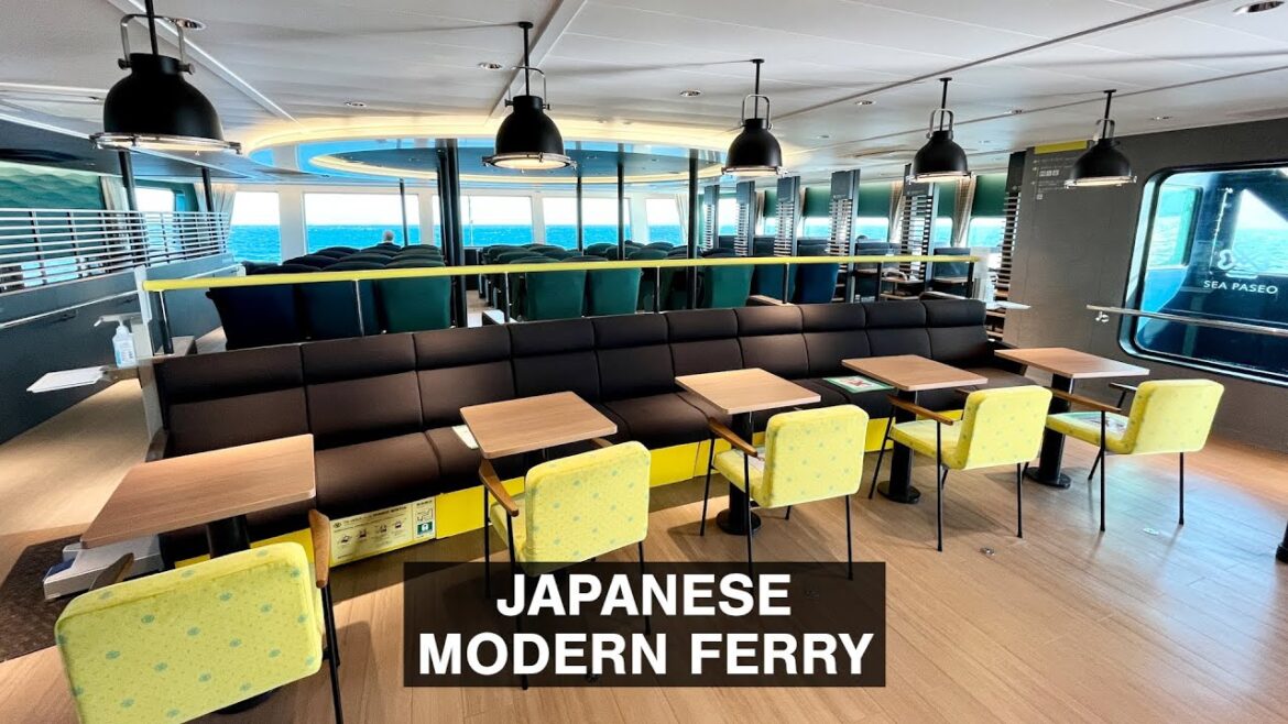 Taking a Japanese Modern Ferry from Matsuyama to Hiroshima Taking a Japanese Modern Ferry from Matsuyama to Hiroshima