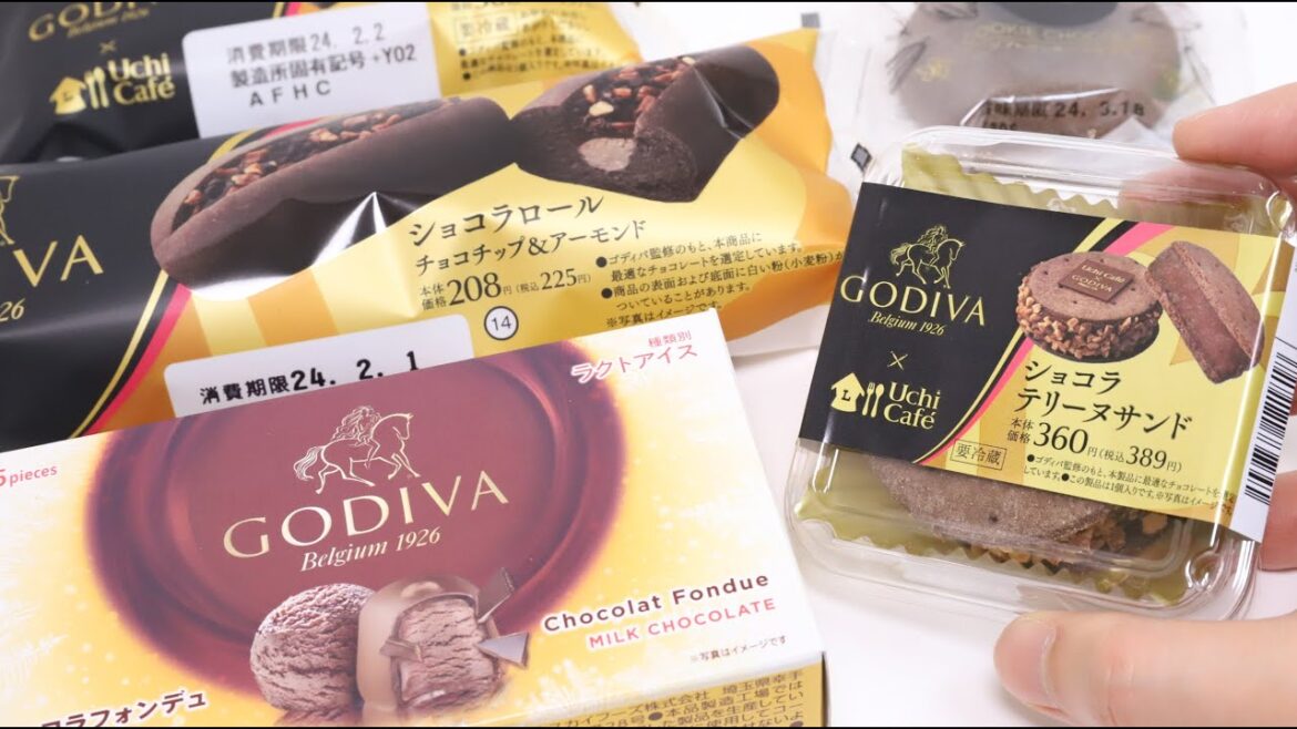 Godiva Japanese Convenience Store Chocolate Sweets Lawson