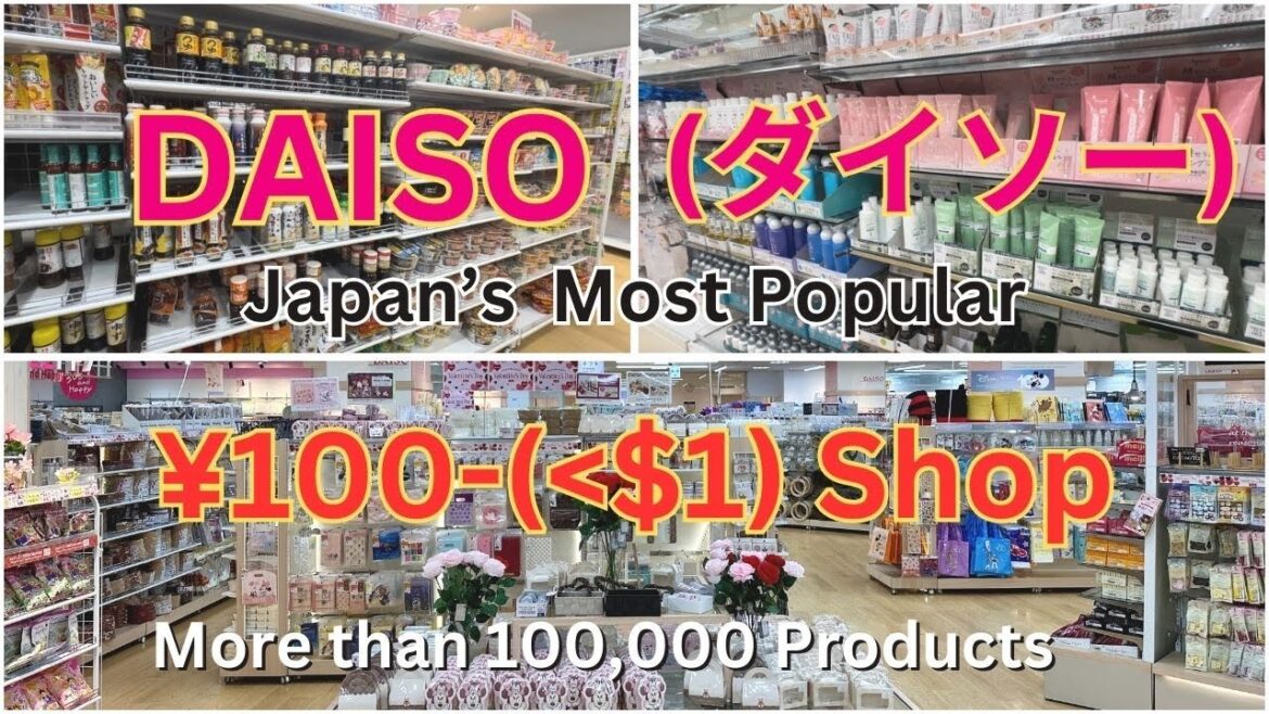 Tokyo’s Largest ¥100-($1) One-Stop-Shop “Daiso” | Daiso Kinshicho Shop Inside Tour Tokyo’s Largest ¥100-($1) One-Stop-Shop “Daiso” | Daiso Kinshicho Shop Inside Tour