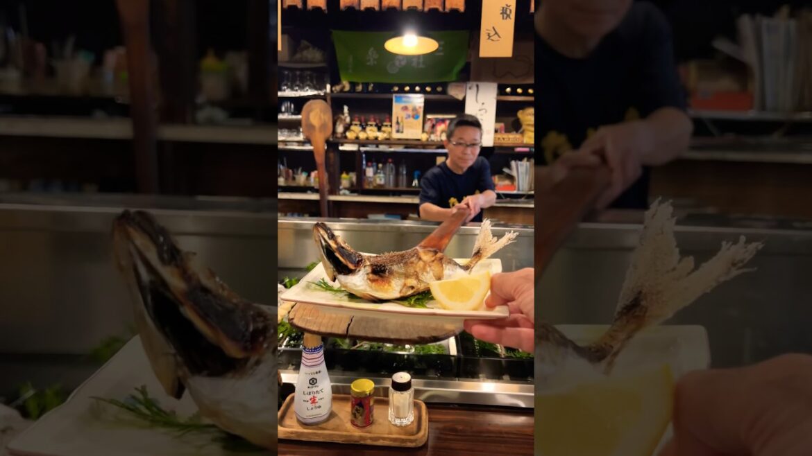 a very special Japanese seafood restaurant