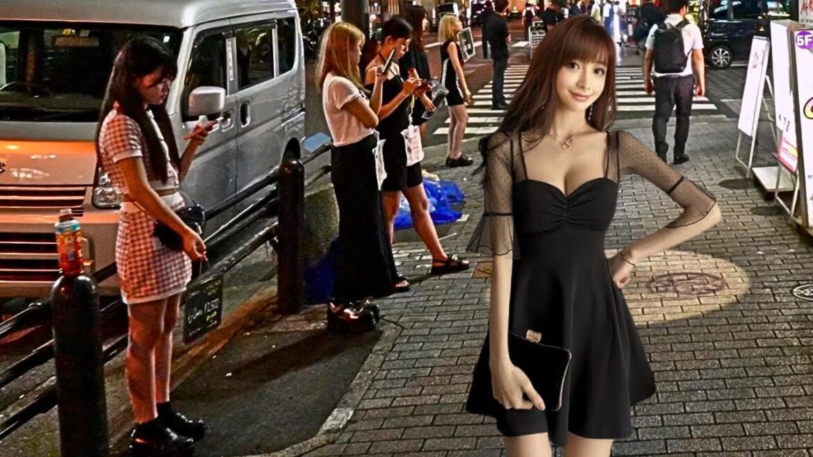 Tokyo’s Secret Romance Street at late night Tokyo's Secret Romance Street at late night