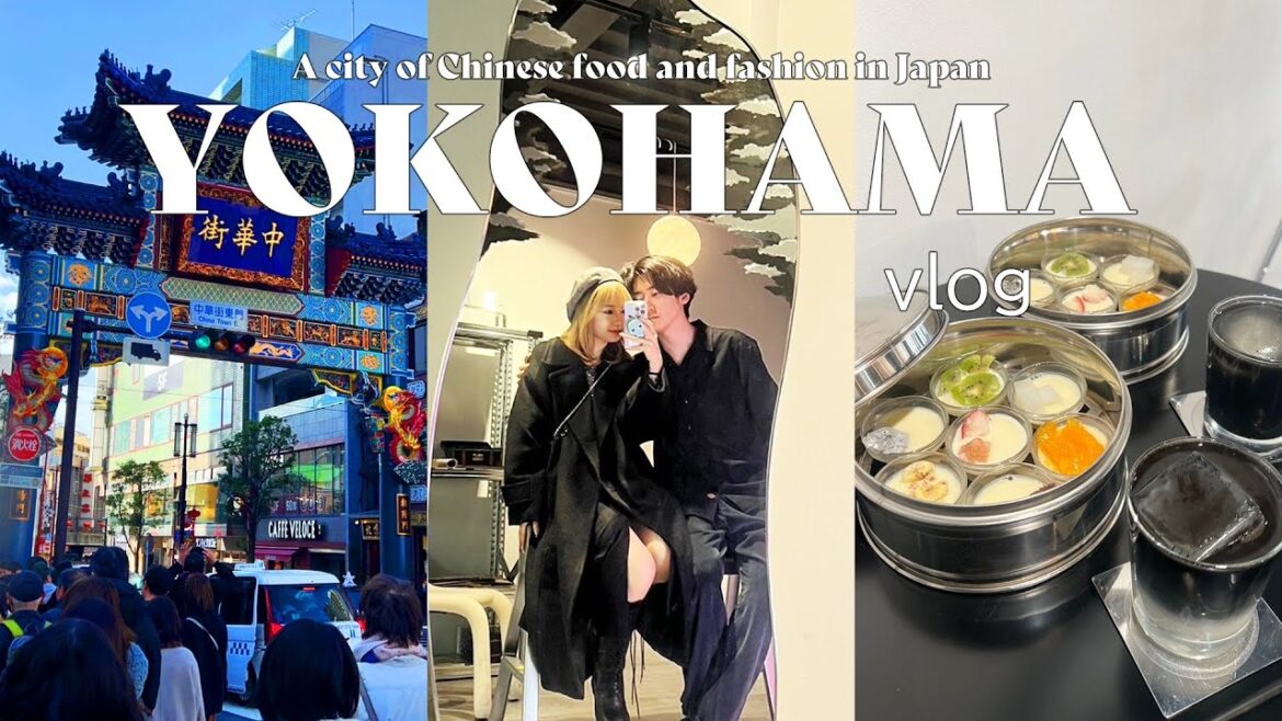 JAPAN TRAVEL VLOG| Yokohama Chinatown| Stylish cafe, strawberry festival