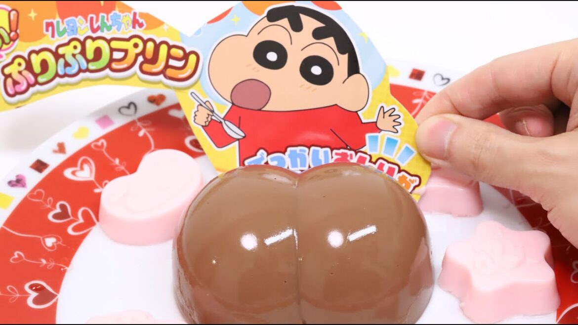 Shinchan Big Chocolate Pudding! Easy Cooking