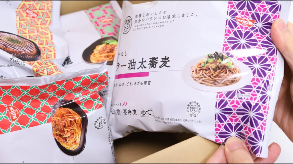 6 Perfect Nutrition Diet Nissin Frozen Food Box Unboxing