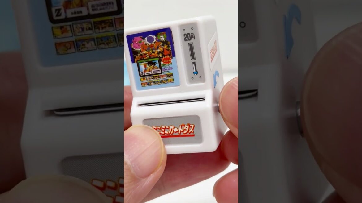 Mini Mini Carddass Dragon Ball Carddass Gacha #shorts