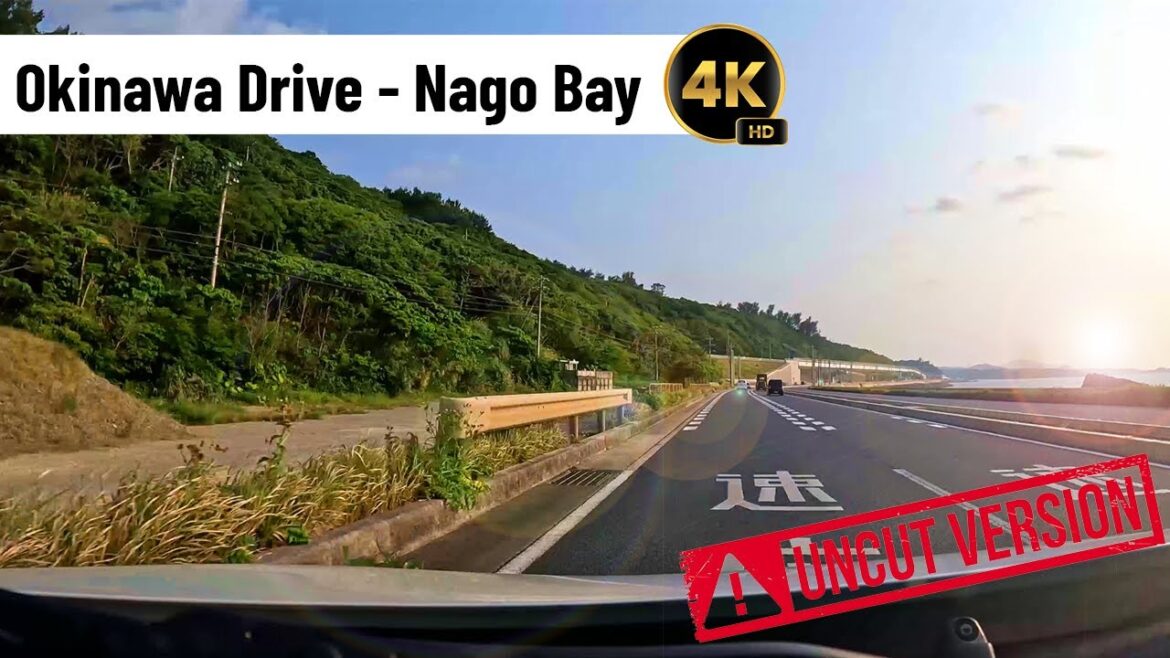 Unfiltered Sunset Serenity: Scenic Drive Through Nago Bay, Okinawa (Uncut) 4K Unfiltered Sunset Serenity: Scenic Drive Through Nago Bay, Okinawa (Uncut) 4K
