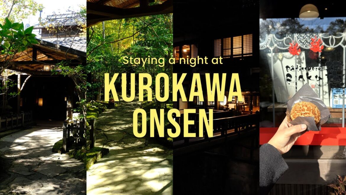 Staying a night at Kurokawa Onsen ♨️ | Japan's Onsen Village in Kumamoto, Kyushu | Travel Vlog