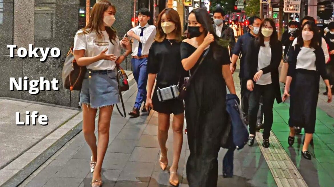 A Nightlife Adventure at Tokyo's Wealthy District ,June 2022