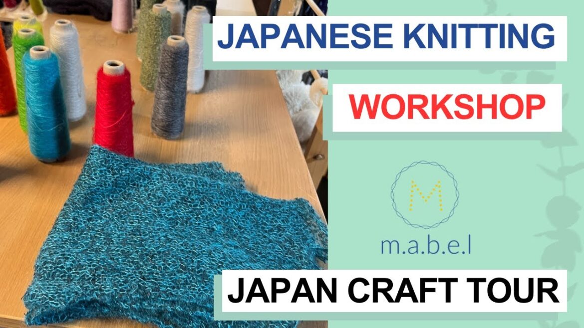 Knitting Workshop at Setsuko Torii Studio in Kyoto: Japan Craft Tour 2023 Recap 🇯🇵