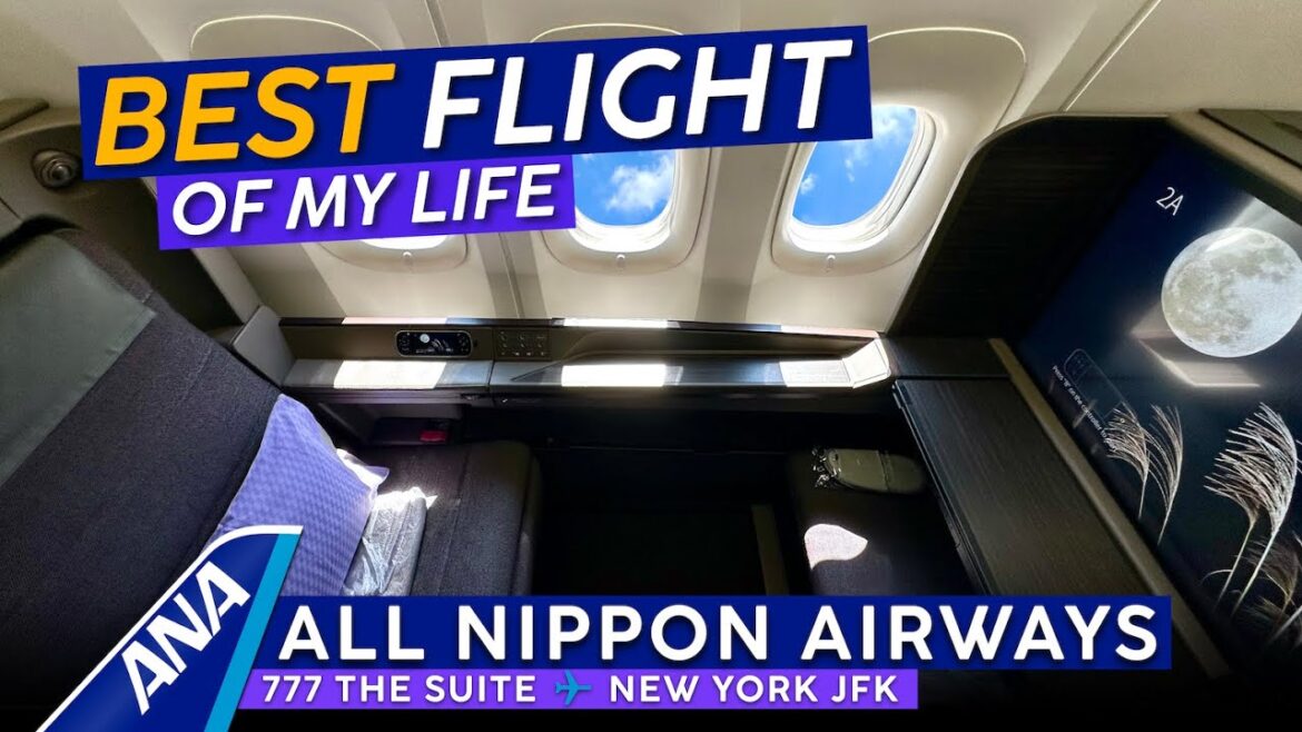 ANA 777 First Class Trip Report【Tokyo to New York】✨ BEST Flight of My Life! ✨