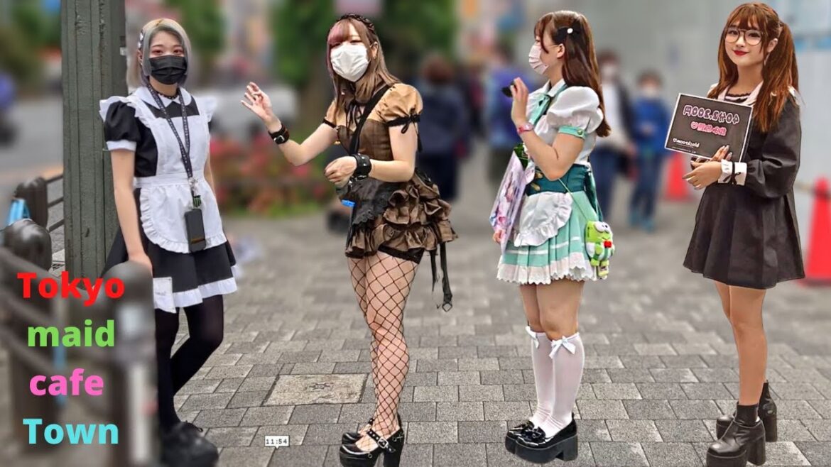 Countless Cute Maid Cafe Girls In Tokyo's Otaku paradise