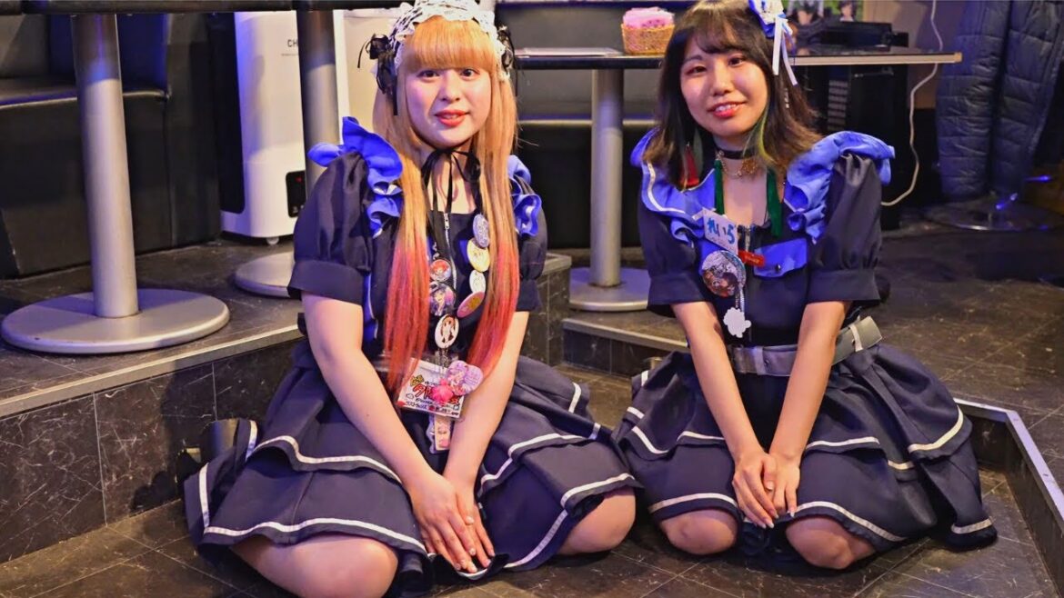Enjoying  Maid Cafe at Tokyo's Ebisu