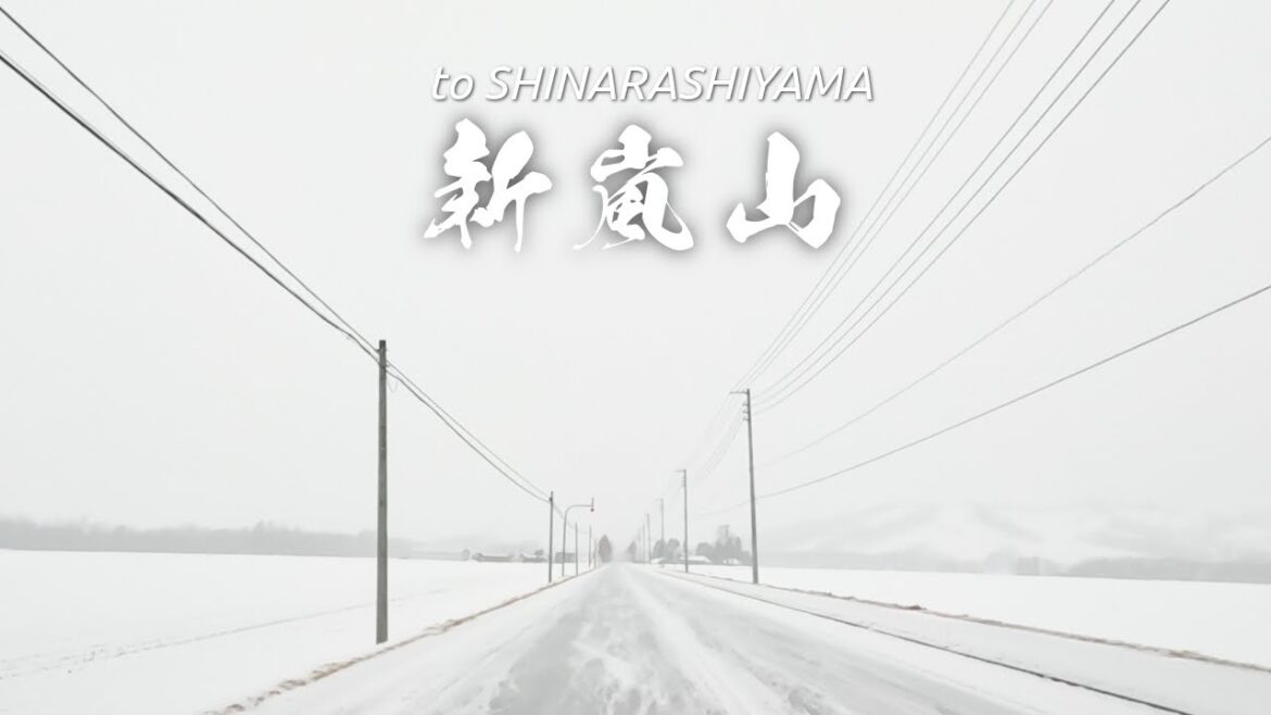 Hokkaido Travel | Driving in the Falling Snow to Shinarashiyama in Memuro, Hokkaido in Japan