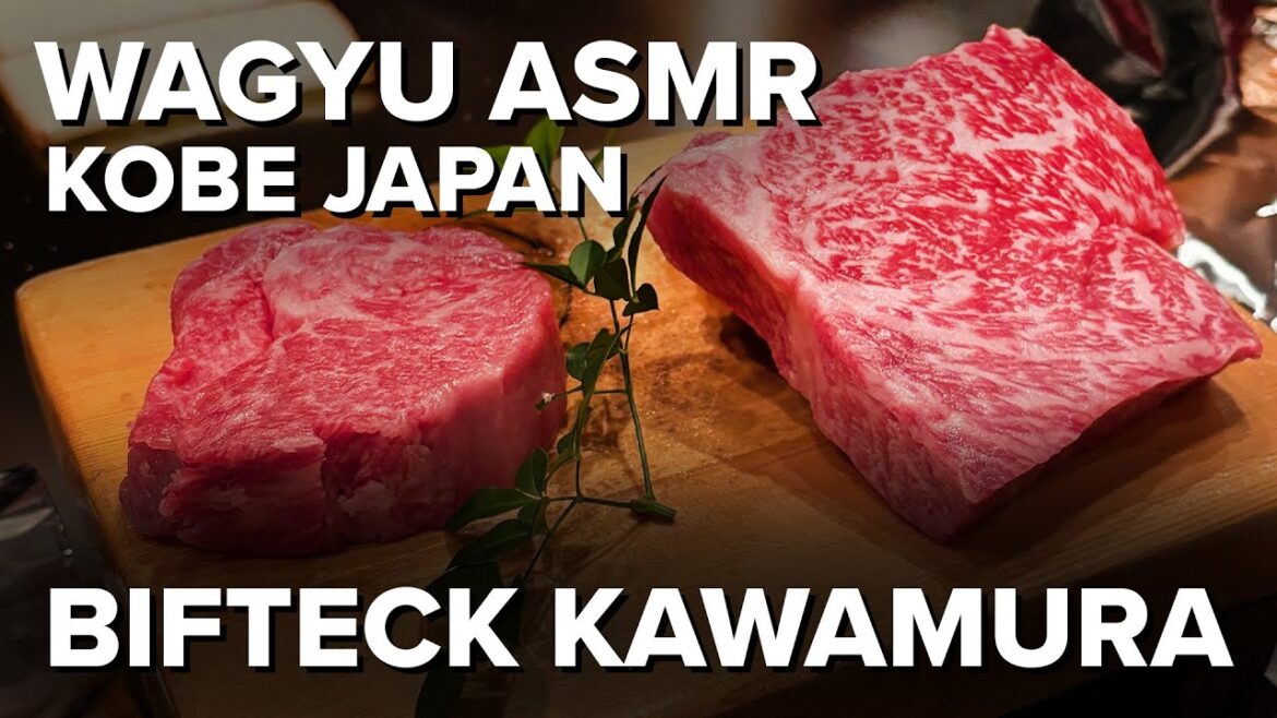 Wagyu ASMR: Best Kobe Beef in Japan! Bifteck Kawamura Sannomiya ビフテキのカワムラ 三宮本店