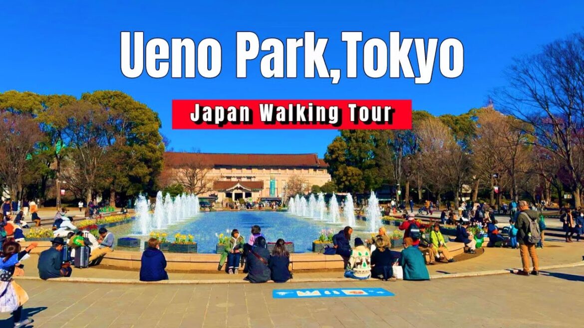 Ueno Prak,Tokyo Walking Tour -4K JAPAN- One of the best sightseeing spots