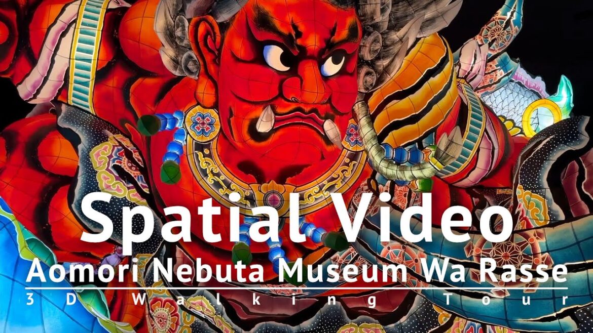 [Spatial Video] Japan - Aomori Nebuta Museum Wa Rasse 3D Walking Tour
