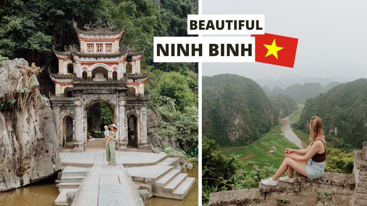 Beautiful NINH BINH, Vietnam 😍 (Trang An Boat Tour, Hiking Mua Caves & Bich Dong Pagoda)