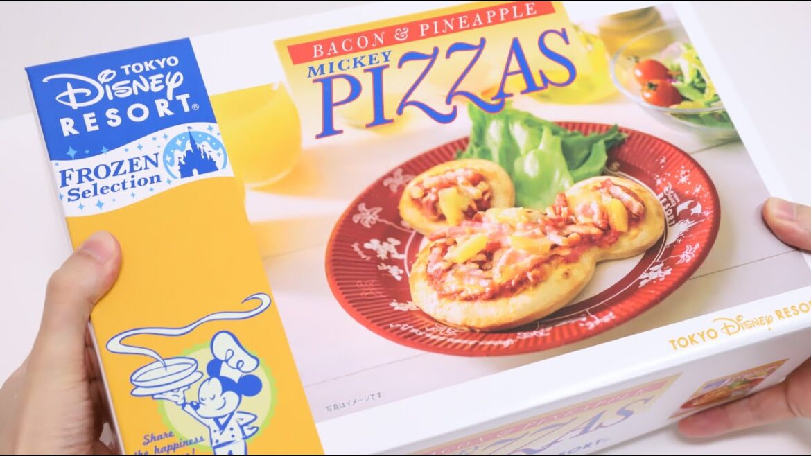 Mickey Mouse Pizza Tokyo Disneyland Souvenir Frozen Food Mickey Mouse Pizza Tokyo Disneyland Souvenir Frozen Food