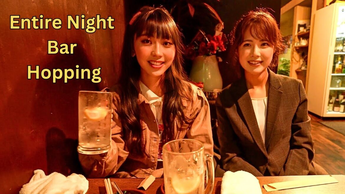 Bar Hopping Entire Night With Cute Japanese Girls