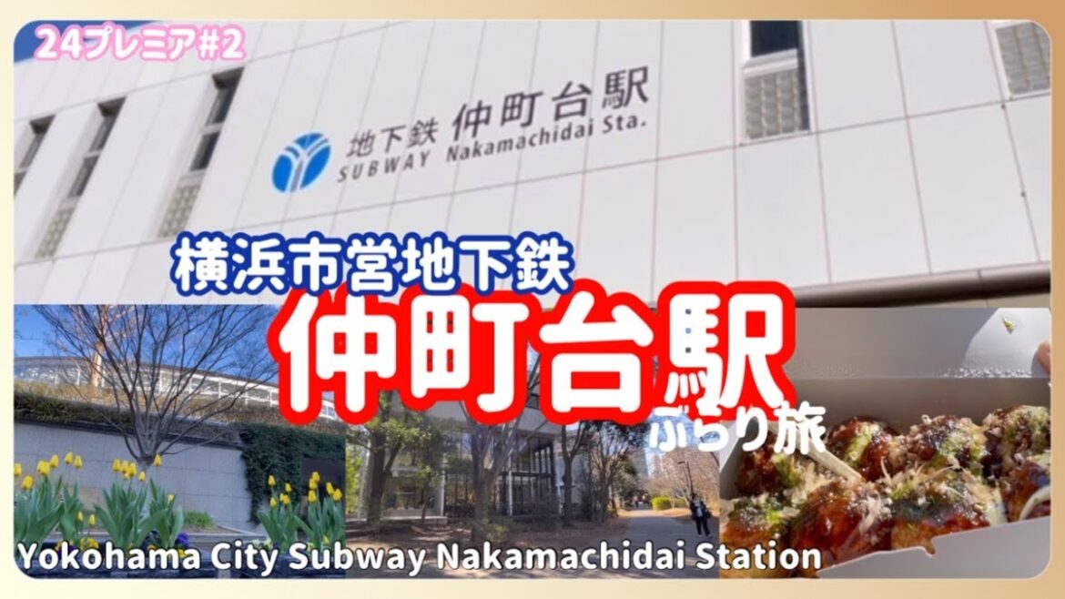 【ぶらり旅】横浜 ﾌﾞﾙｰﾗｲﾝ仲町台駅 人気の都築区 お洒落な街 Yokohama Travel　#旅 #グルメ #food