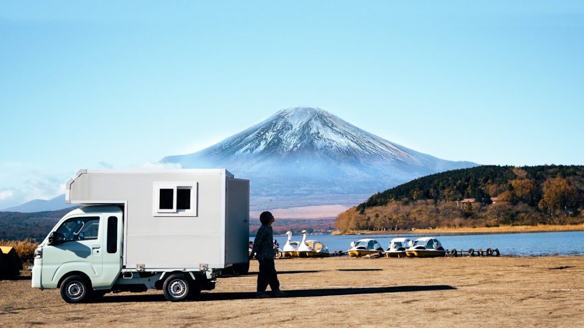 Travel to Japan | Photographer guides you to scenic spots around Mt. Fuji | Kei truck camper