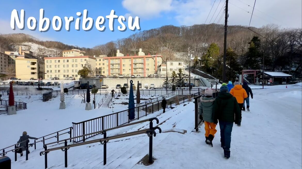NOBORIBETSU Walking Tour in Winter – Hokkaido Japan NOBORIBETSU Walking Tour in Winter – Hokkaido Japan
