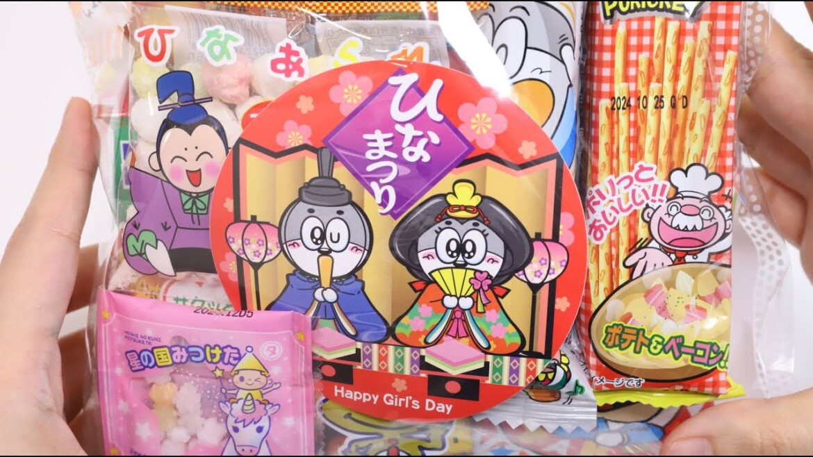 Hinamatsuri Doll's Festival Candy and Snacks Pack 2024 Japan Souvenir