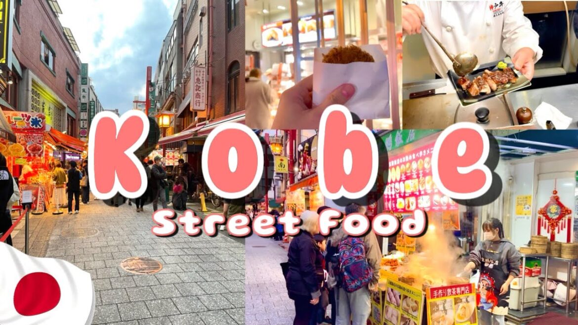 JAPANESE Street Food Tour in KOBE JAPAN | MUST TRY!
