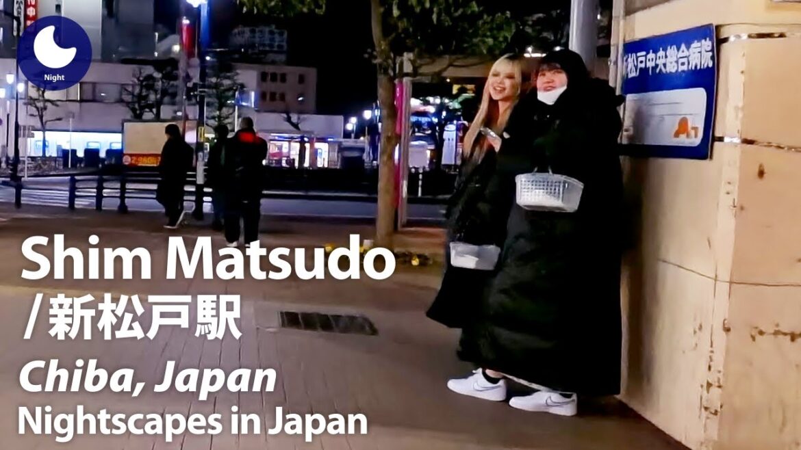 ⁴ᴷ Chiba: Shim Matsudo Station (千葉県: 新松戸駅) - Japan Walking Tour (February, 2024)