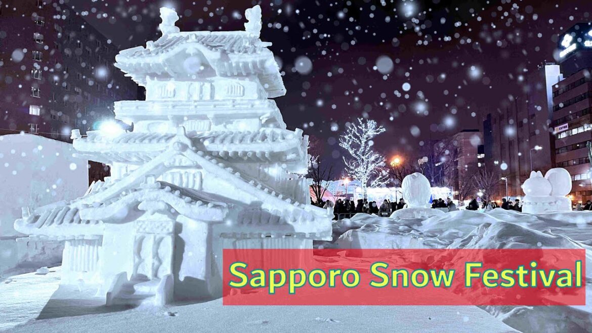 Sapporo Snow Festival 2024 Part 1| Day & Night of View of Odori Site | #snowfestival | #さっぽろ雪まつり